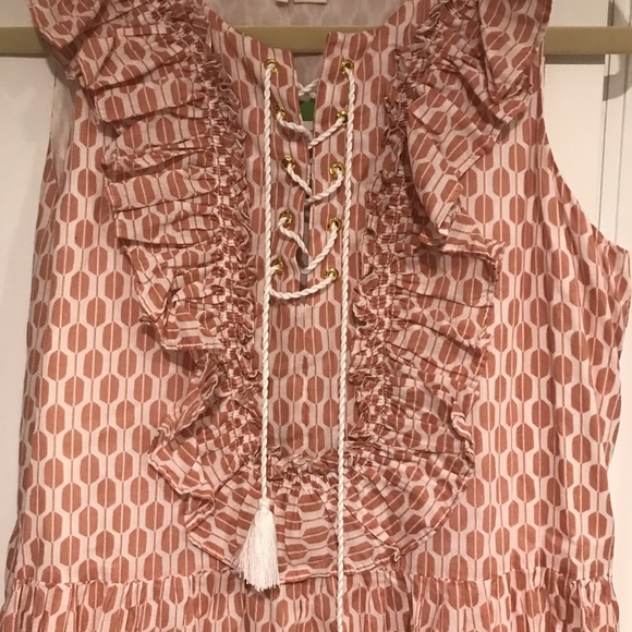 Kate Spade Brooke Street Arrow Lace-up Dress Sz SM - Picture 7 of 7